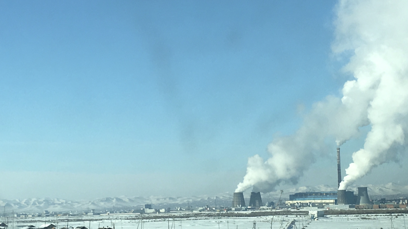 Coal fired power plant near Ulaanbaatar