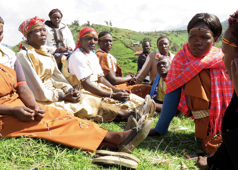 Sengwer Women’s Traditional Singing Group meet at the cultural centre