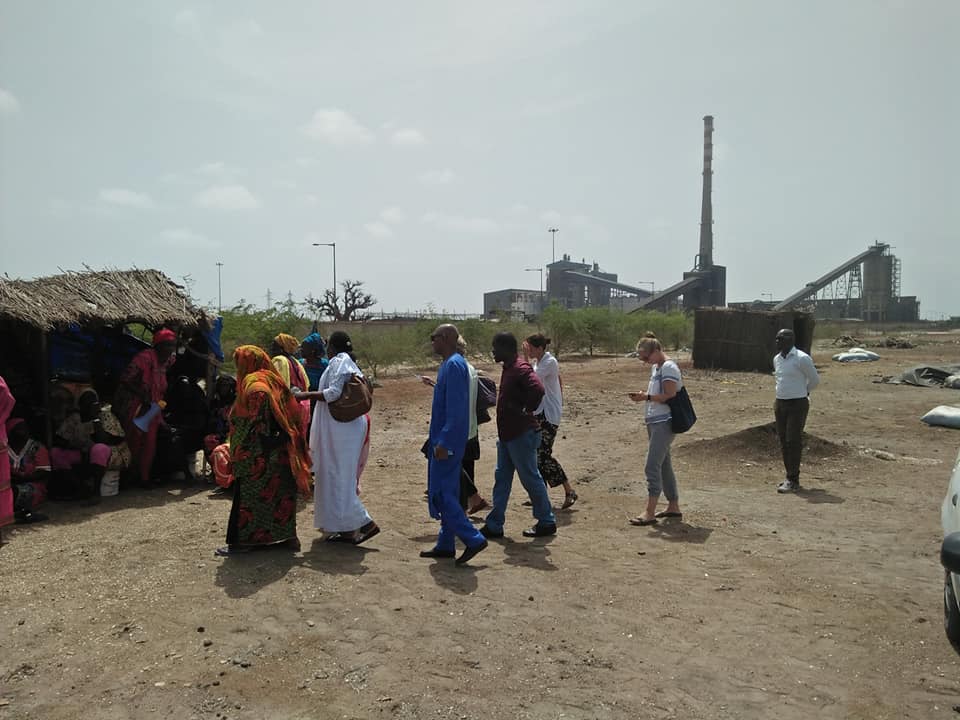 a delegation of FMO visits Sendou