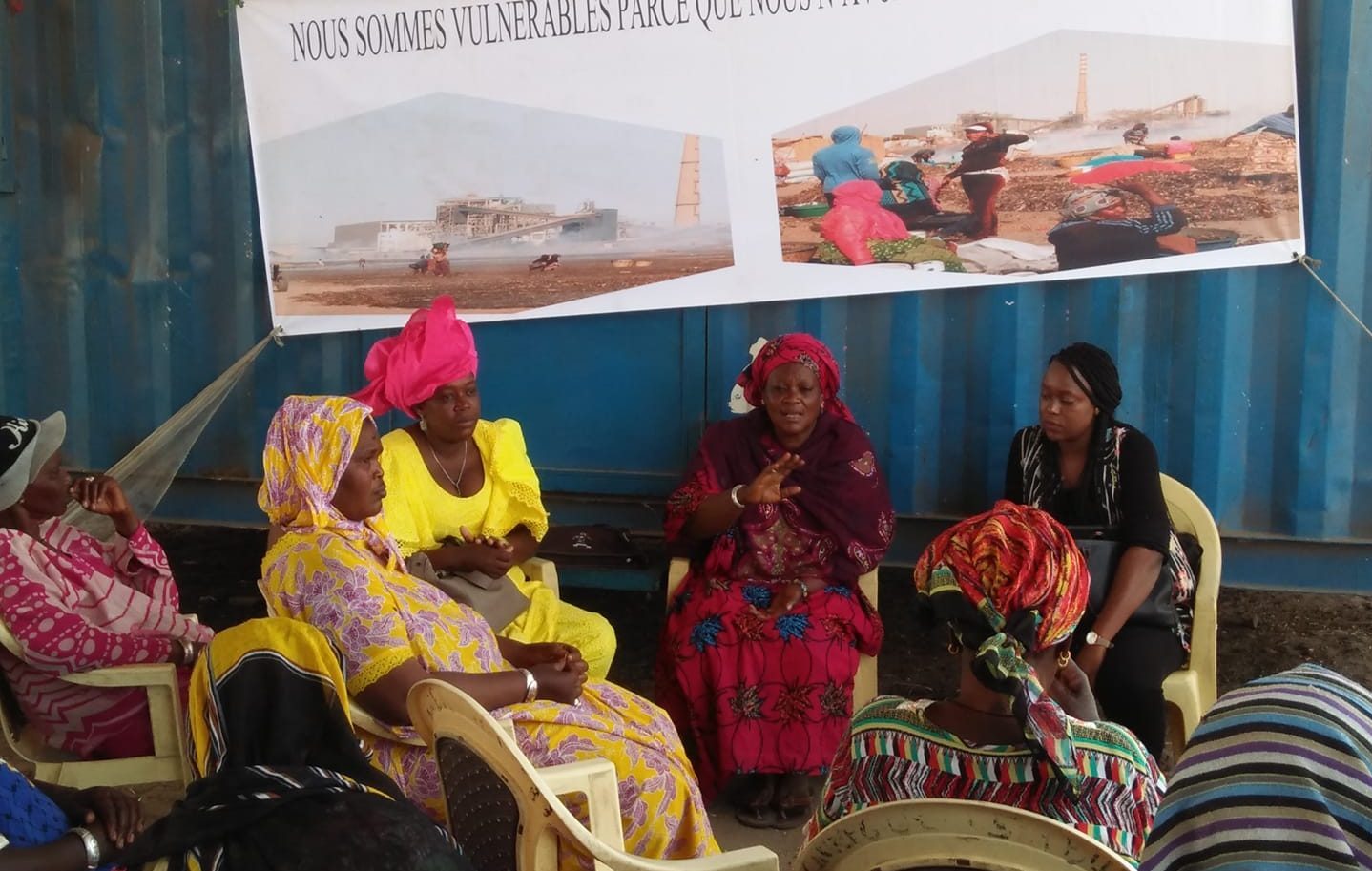 campaign meeting of women in Sendou